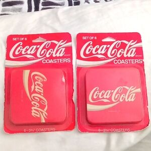 Vintage Coca Cola Coasters.